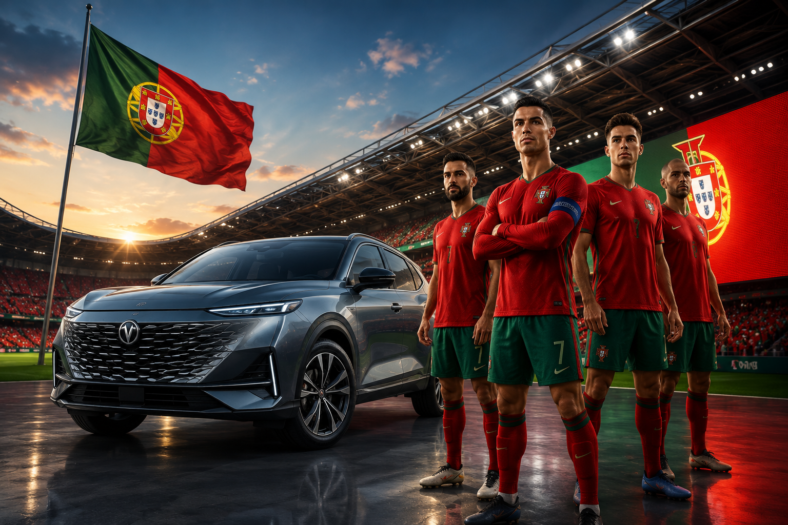 Changan Sponsori Timnas Portugal