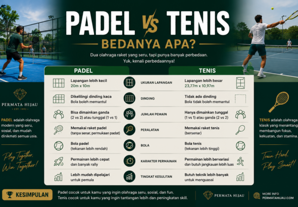 Padel Dan Tenis Bedanya