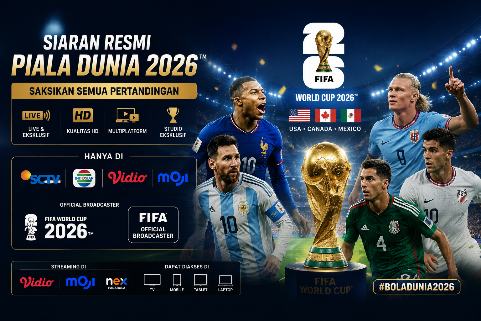 Siaran TV Piala Dunia