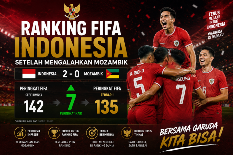 Ranking FIFA Indonesia Setelah