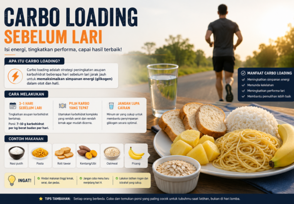 Carbo Loading Sebelum Lari