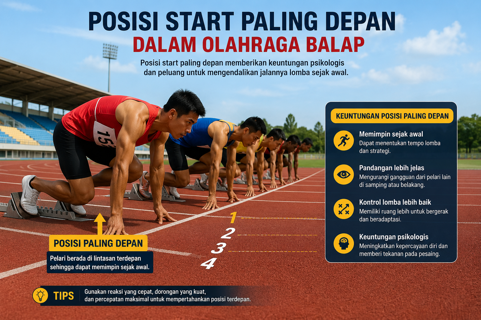 Posisi Start Paling Depan