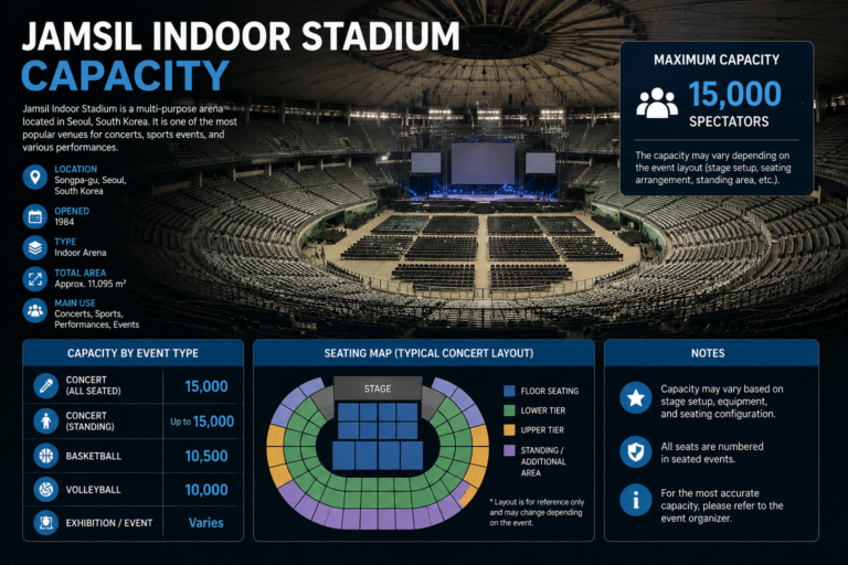 Jamsil Indoor Stadium Capacity