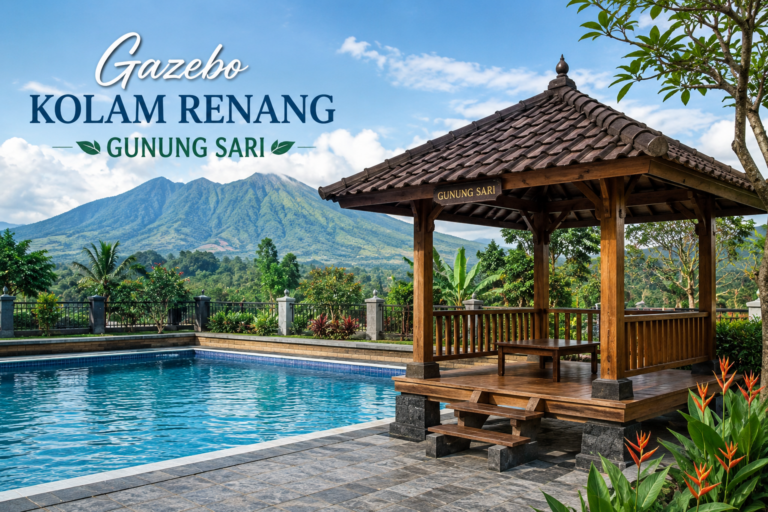 Gazebo Kolam Renang Gunung Sari