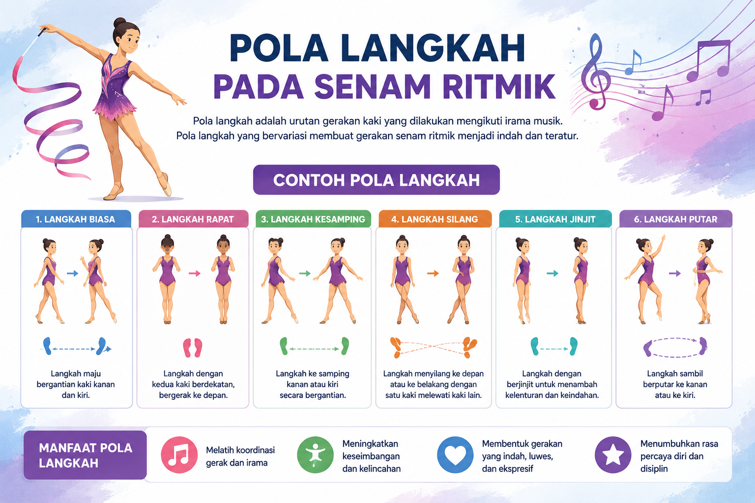Pola Langkah Pada Senam