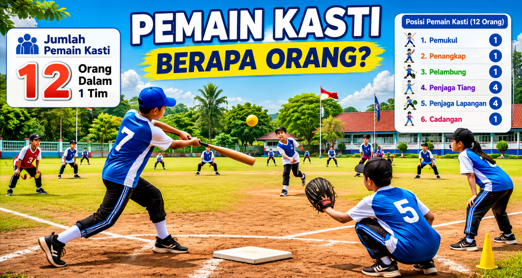 Pemain Kasti Berapa Orang