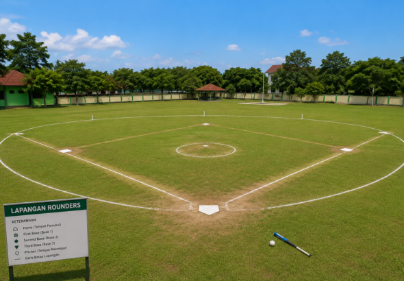Berbentuk Lapangan Rounders
