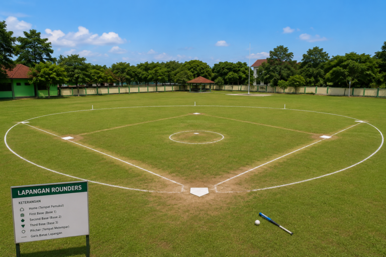 Berbentuk Lapangan Rounders