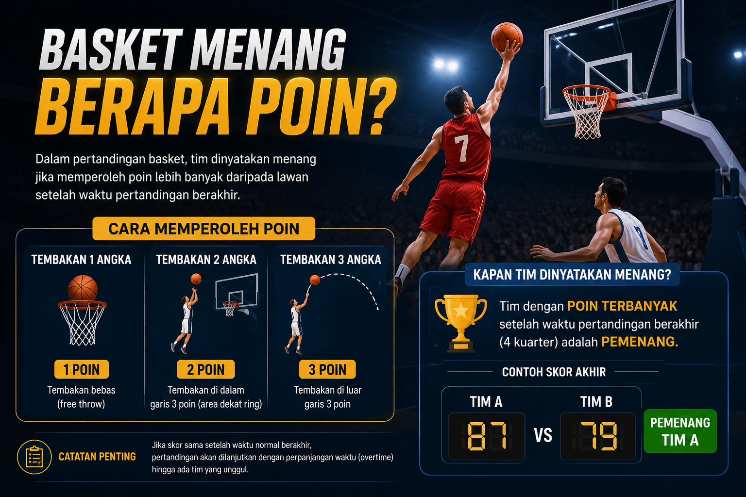 Basket Menang Berapa Poin