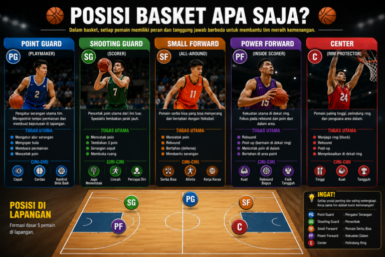 Posisi Basket Apa Saja