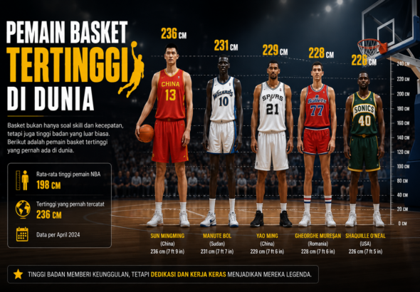 Pemain Basket Tertinggi Dunia