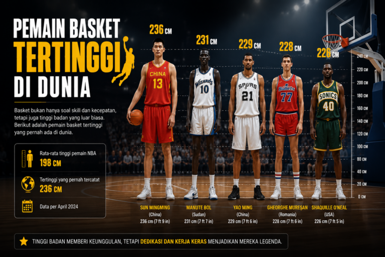 Pemain Basket Tertinggi Dunia
