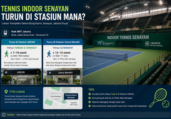 Tennis Indoor Senayan Turun