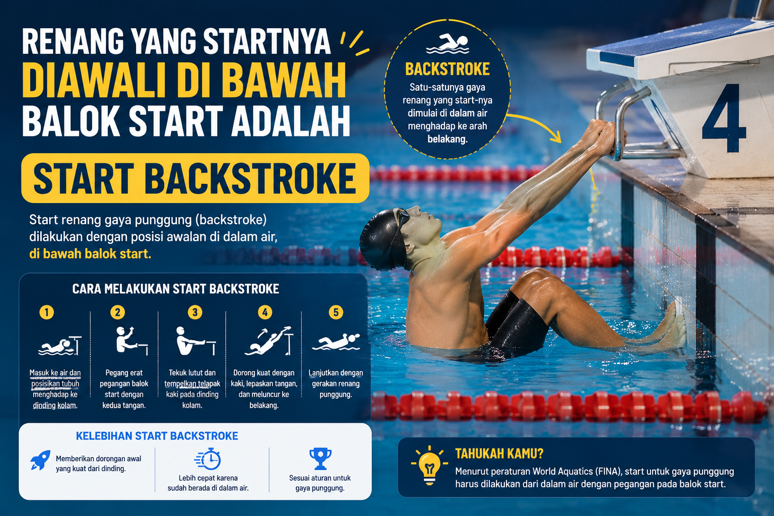 Renang Yang Startnya Diawali