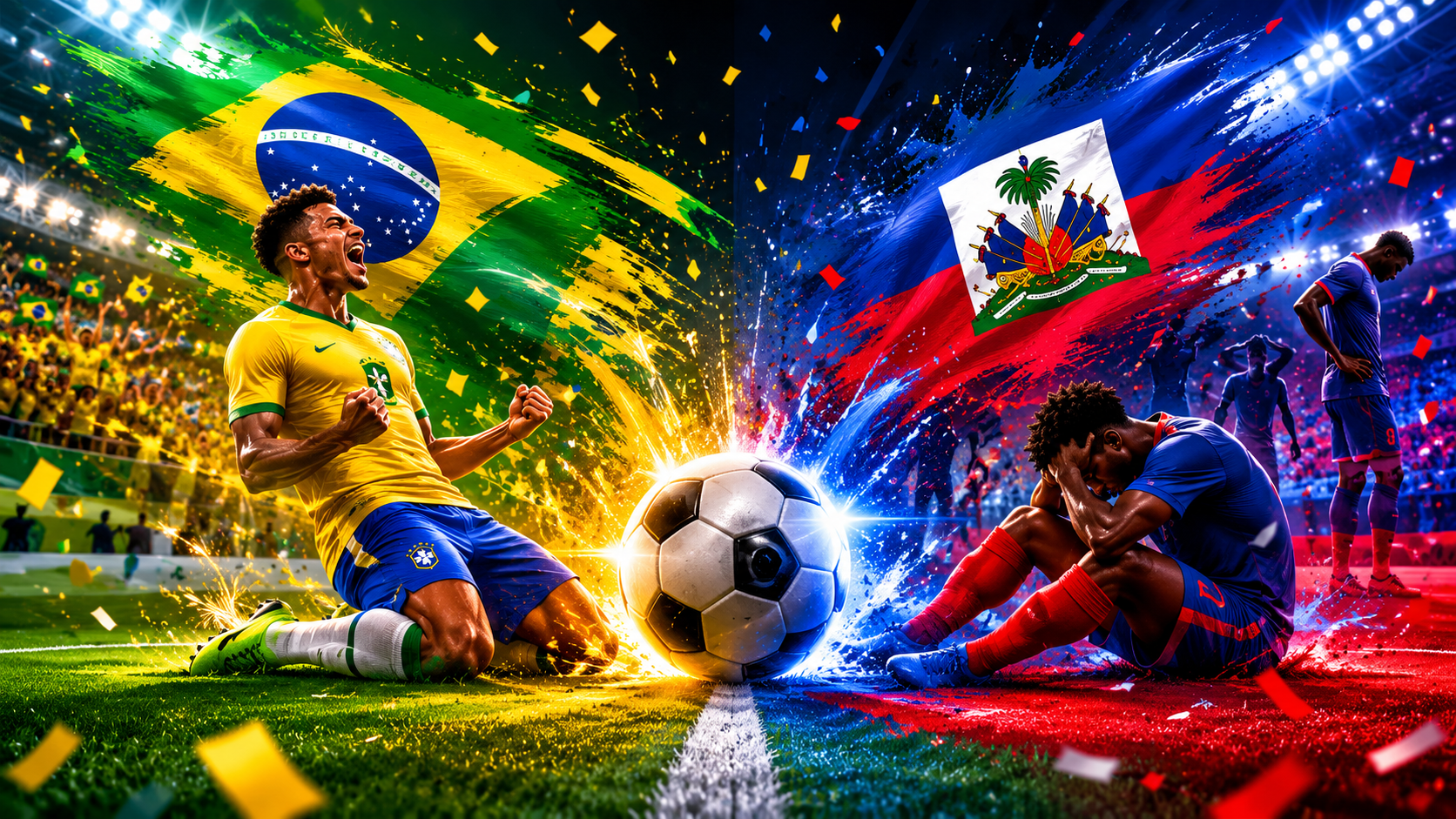 Hasil Brasil vs Haiti
