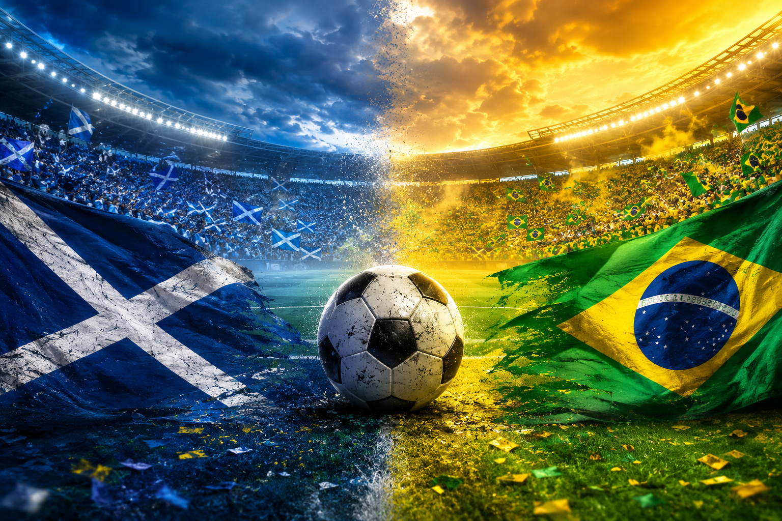 Hasil Skotlandia Vs Brasil