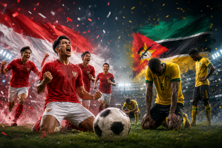 Hasil Timnas Indonesia Vs Mozambik