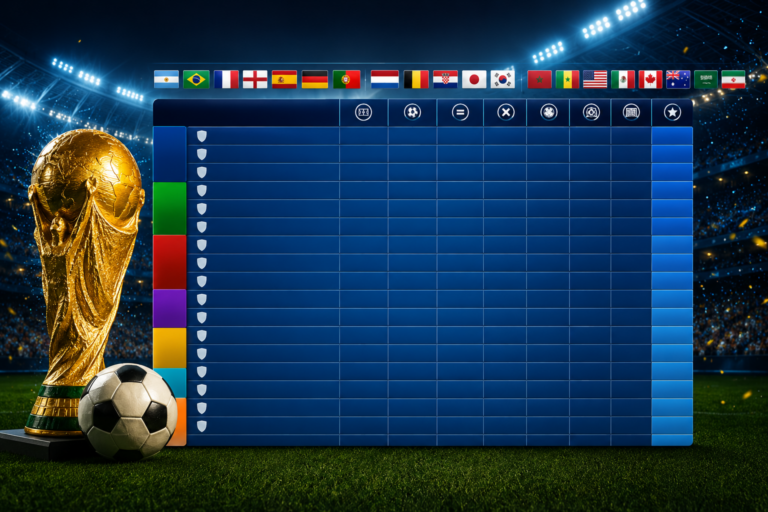 Klasemen Piala Dunia 2026 Hari Ini