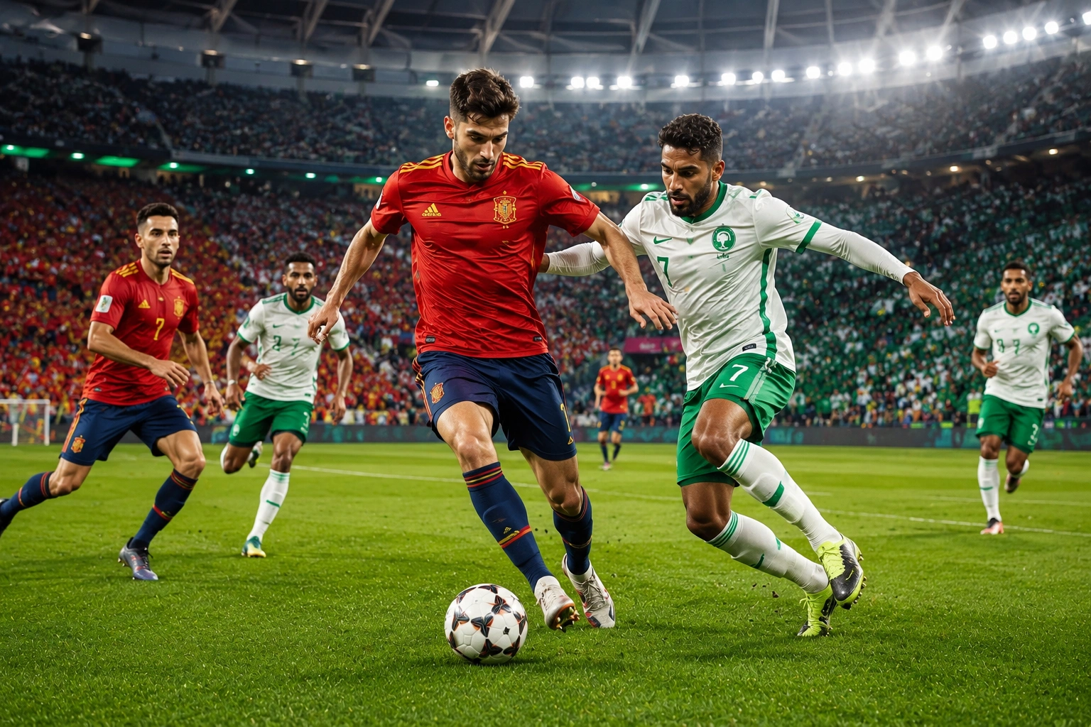 Prediksi Susunan Pemain Spain vs Saudi Arabia