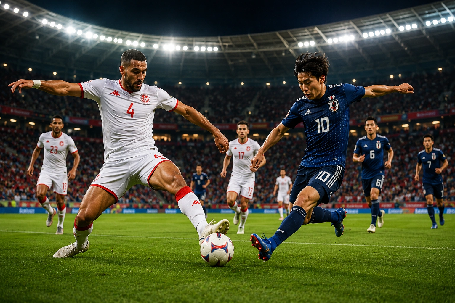 Prediksi Susunan Pemain Tunisia vs Japan