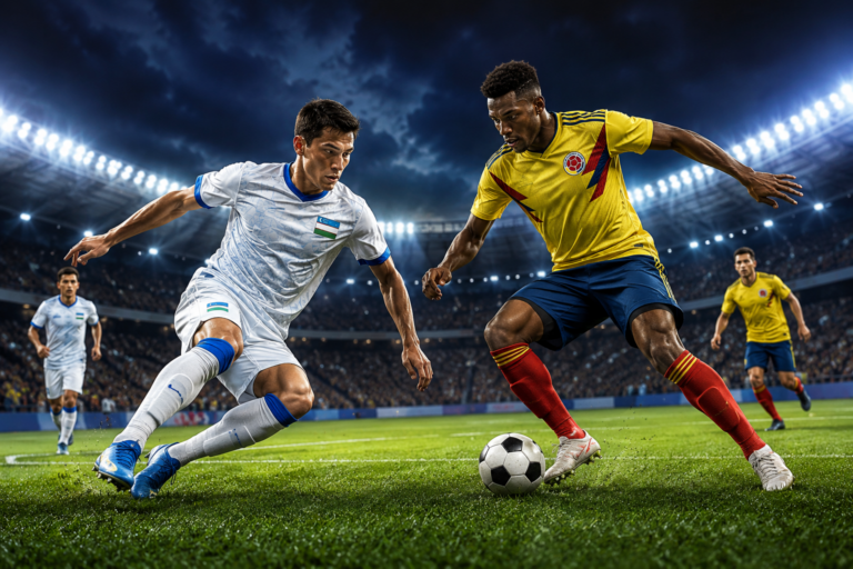 Prediksi Susunan Pemain Uzbekistan vs Colombia