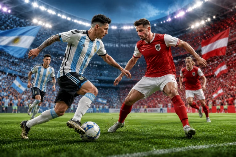 Statistik dan Susunan Pemain Argentina vs Austria