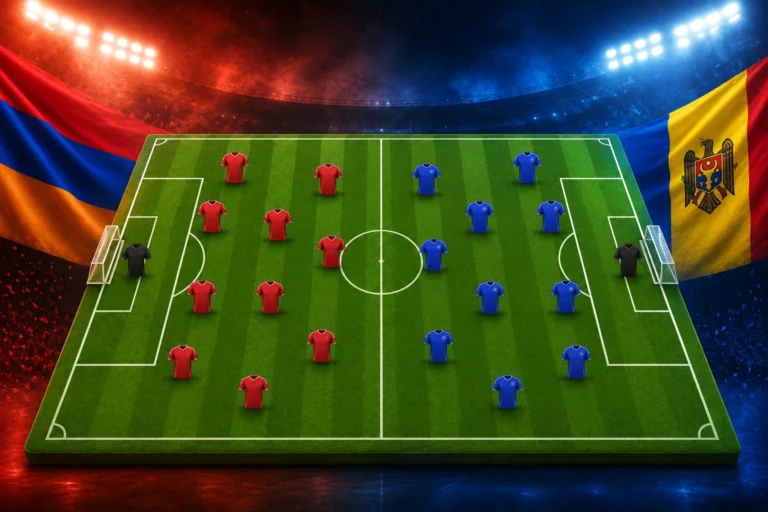 Statistik dan Susunan Pemain Armenia vs Moldova