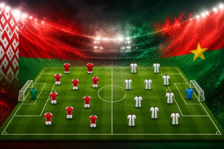 Statistik dan Susunan Pemain Belarus vs Burkina Faso