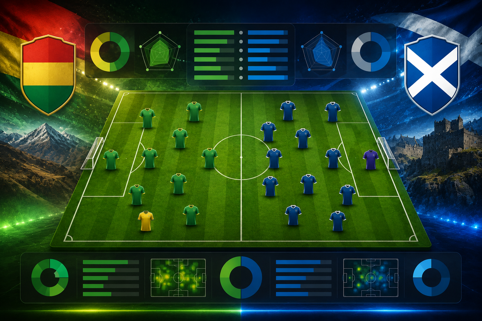 Statistik dan Susunan Pemain Bolivia vs Scotland