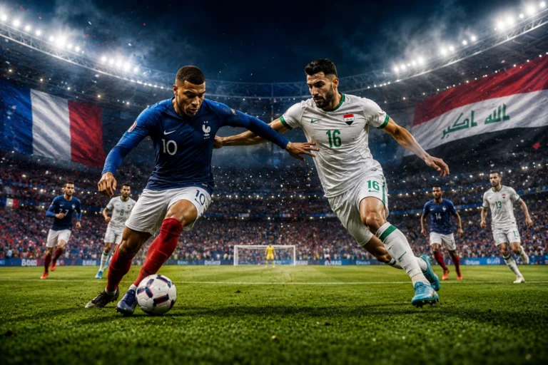 Statistik dan Susunan Pemain France vs Iraq