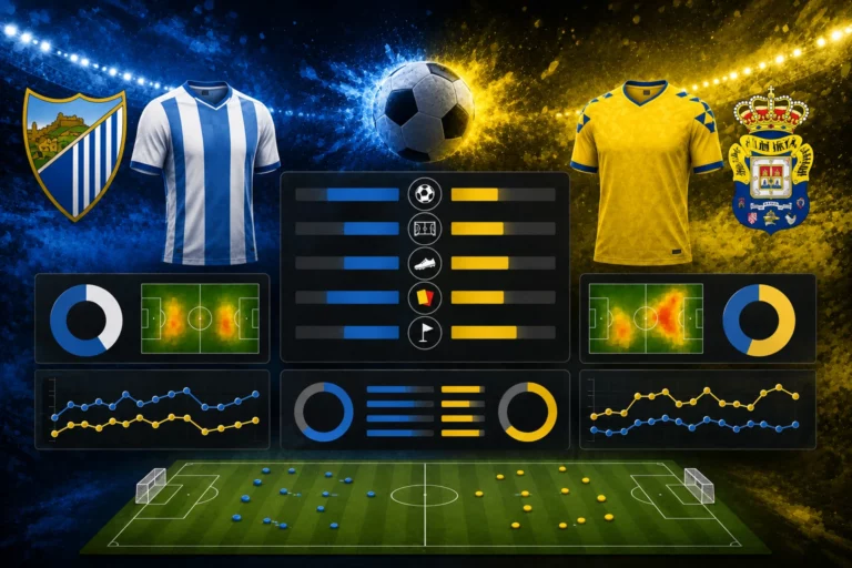 Statistik dan Susunan Pemain Malaga vs Las Palmas
