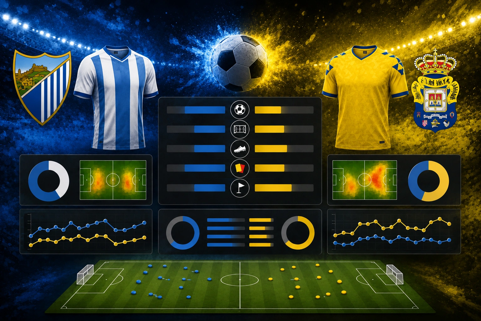 Statistik dan Susunan Pemain Malaga vs Las Palmas