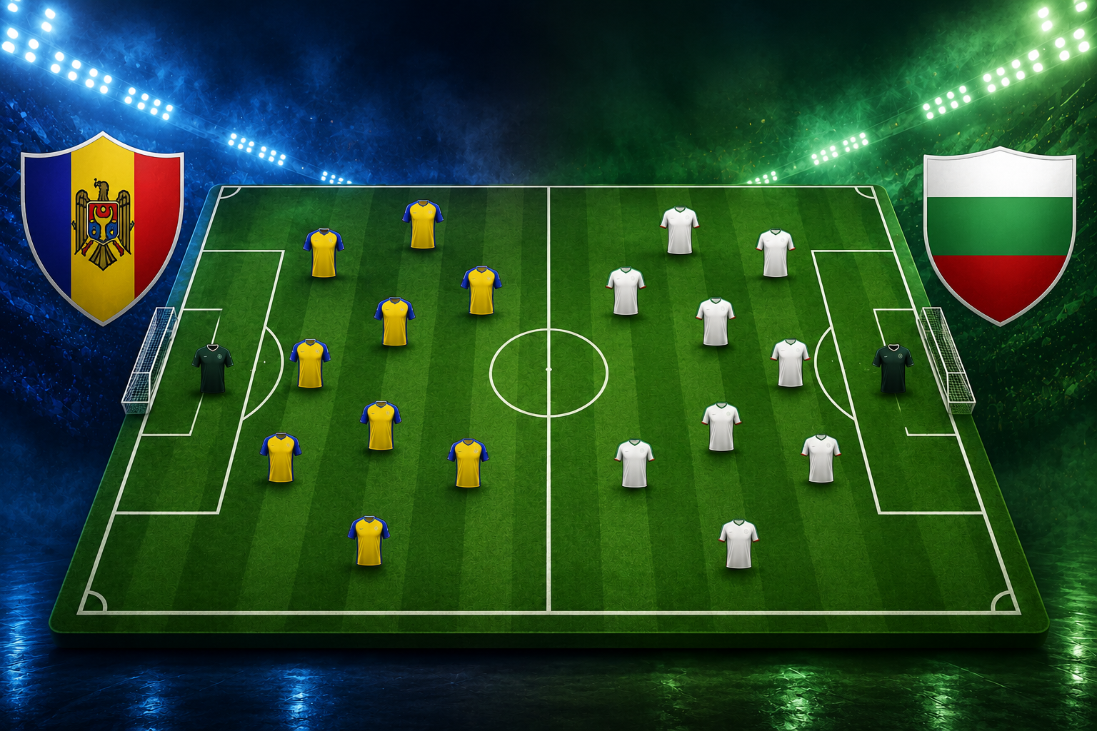 Statistik dan Susunan Pemain Moldova vs Bulgaria