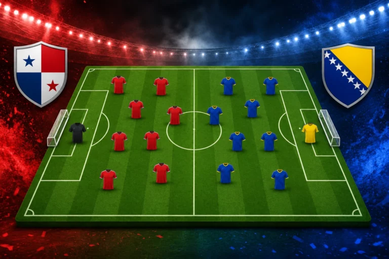 Statistik dan Susunan Pemain Panama vs Bosnia-Herzegovina