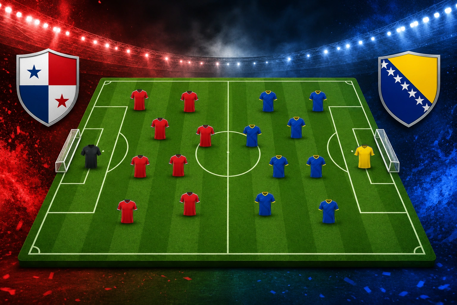Statistik dan Susunan Pemain Panama vs Bosnia-Herzegovina