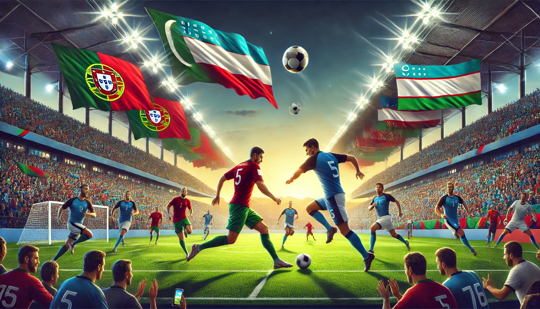 Statistik dan Susunan Pemain Portugal vs Uzbekistan