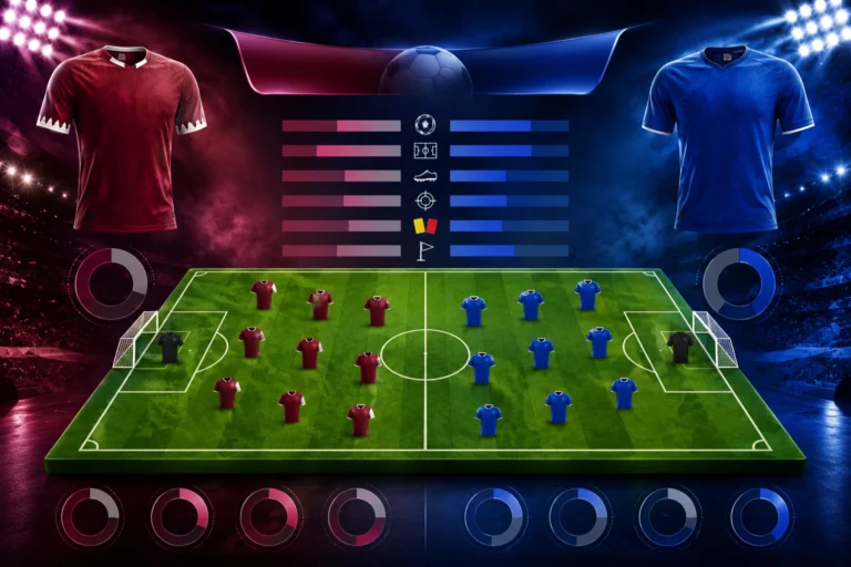 Statistik dan Susunan Pemain Qatar vs El Salvador