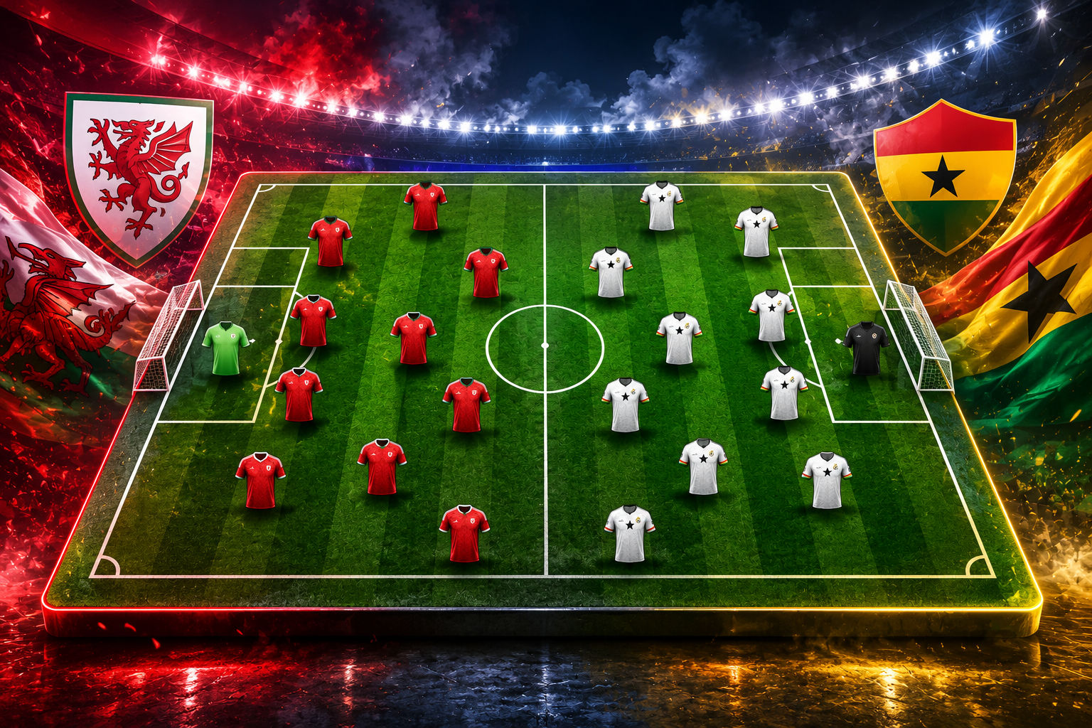 Statistik dan Susunan Pemain Wales vs Ghana