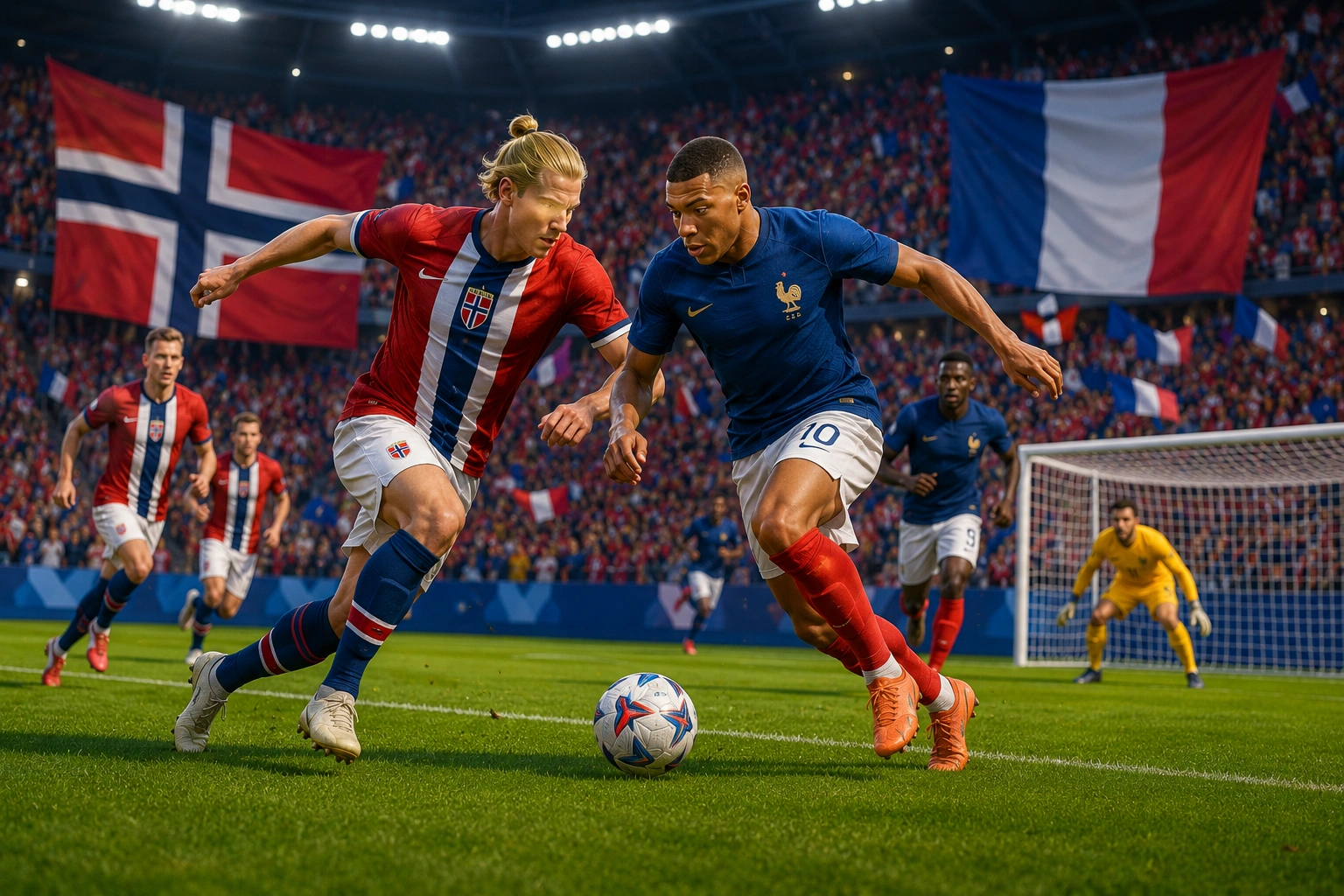 Susunan Pemain Norway vs France