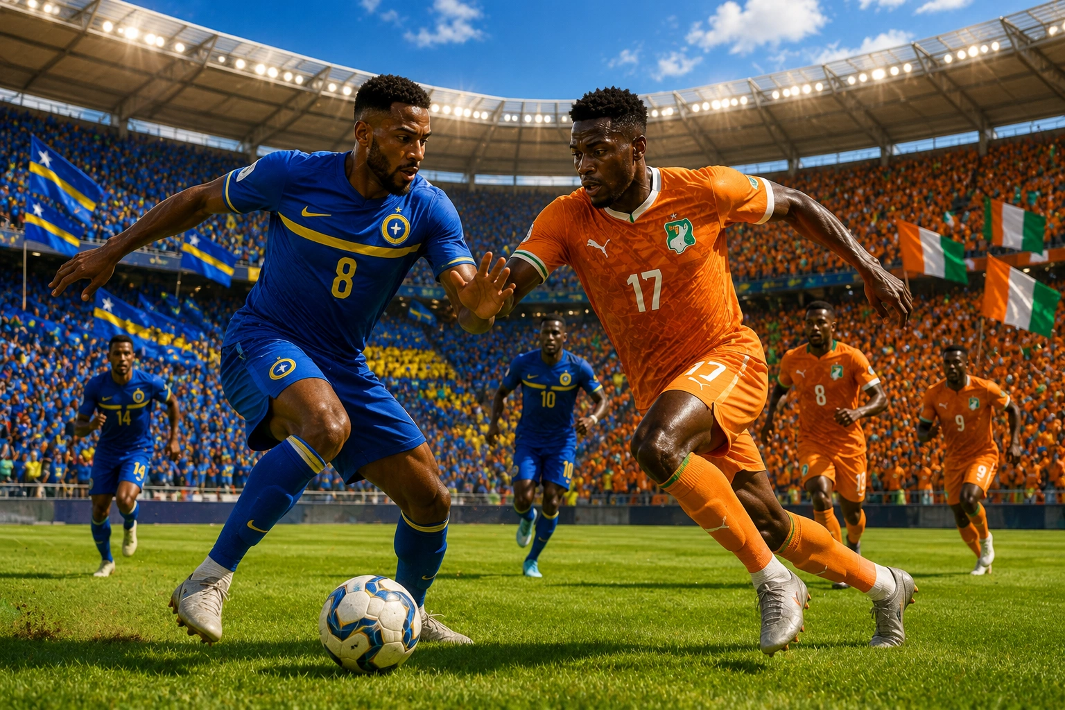 Susunan Pemain Tim Nasional Curacao vs Ivory Coast