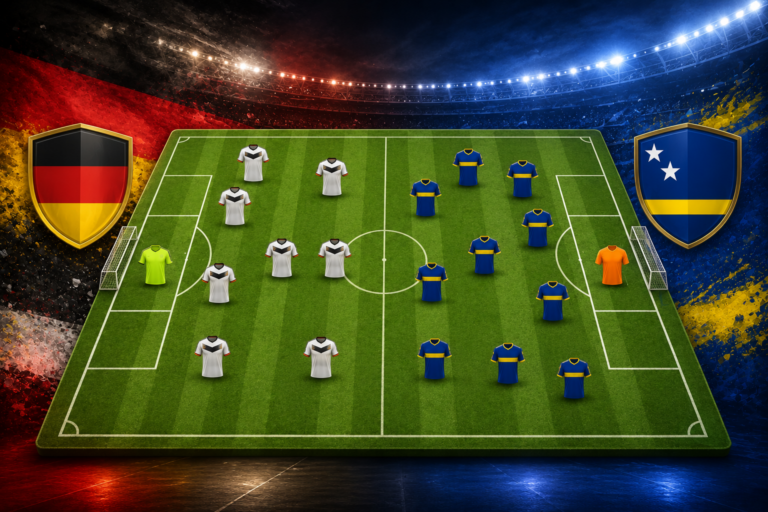Susunan Pemain Tim Nasional Germany vs Curacao
