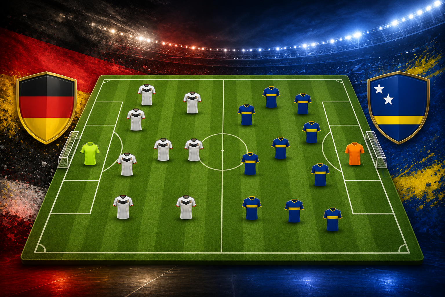 Susunan Pemain Tim Nasional Germany vs Curacao