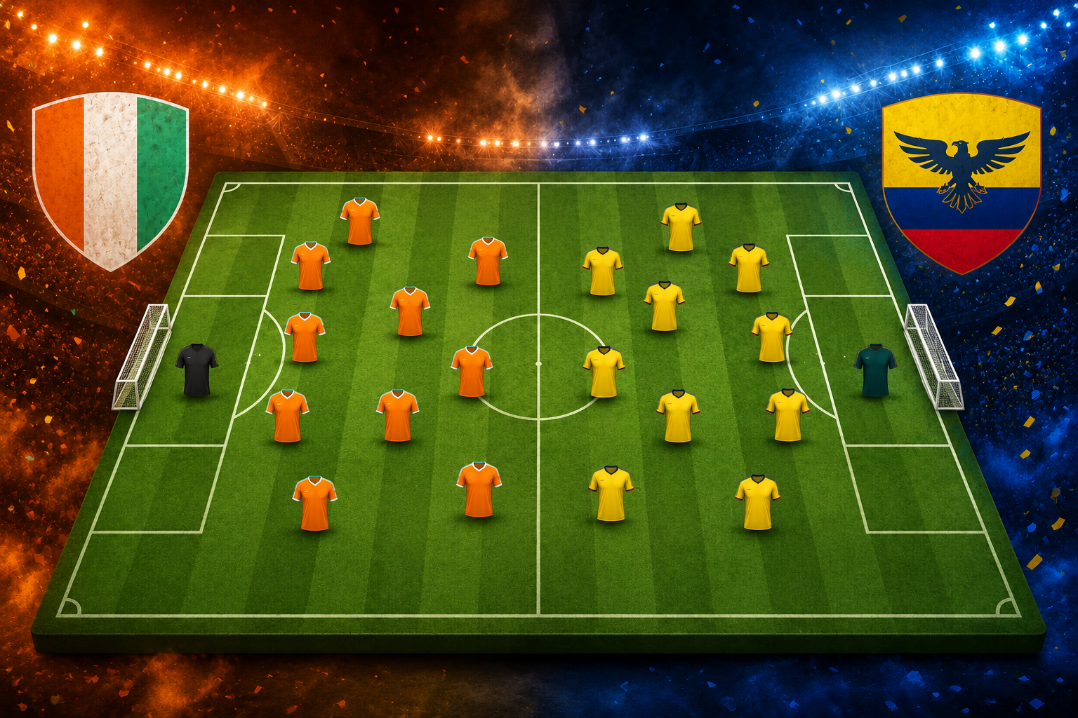 Susunan Pemain Tim Nasional Ivory Coast vs Ecuador