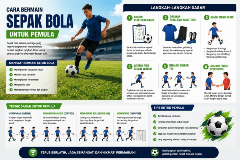 Cara Bermain Sepak Bola Untuk Pemula