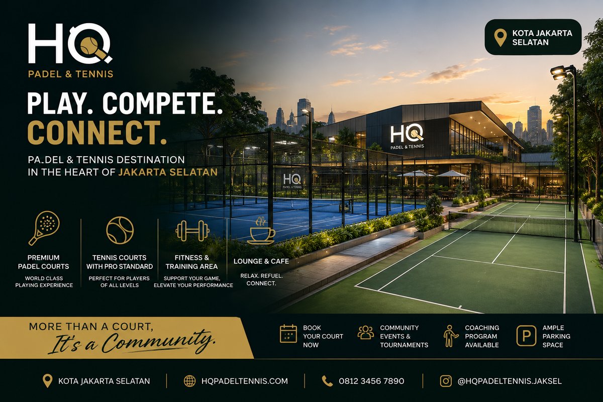 HQ Padel Tennis Jakarta
