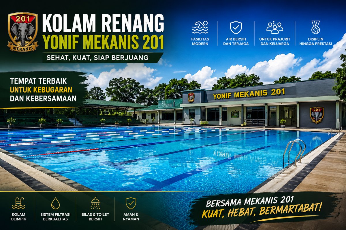 Kolam Renang Yonif Mekanis 201