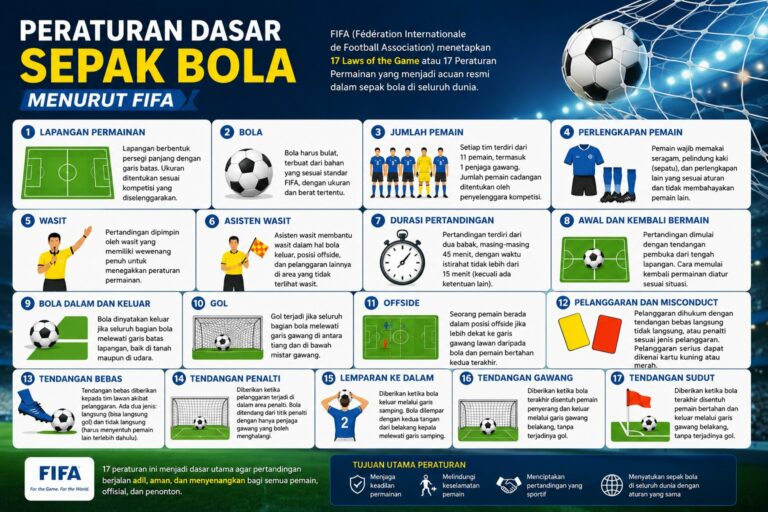 Peraturan Dasar Sepak Bola Menurut FIFA