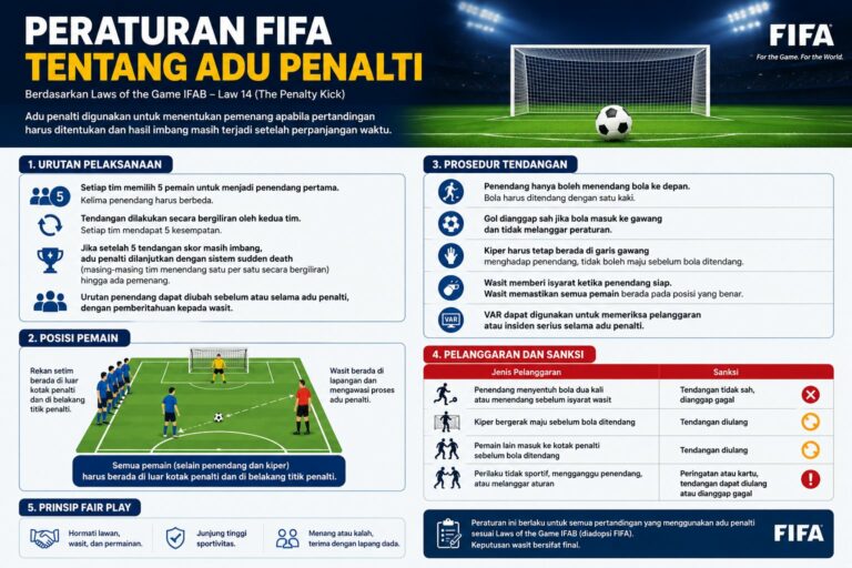 Peraturan FIFA Tentang Adu Penalti