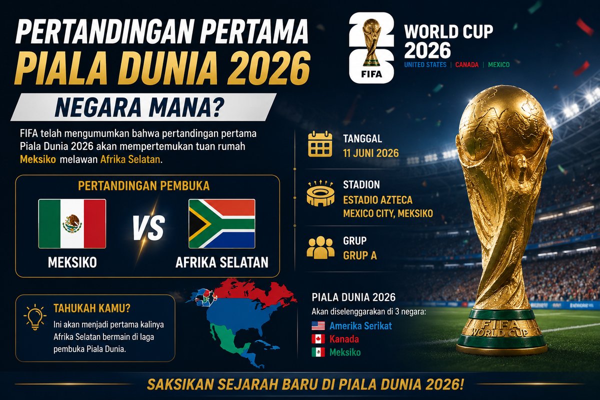 Pertandingan Pertama Piala Dunia