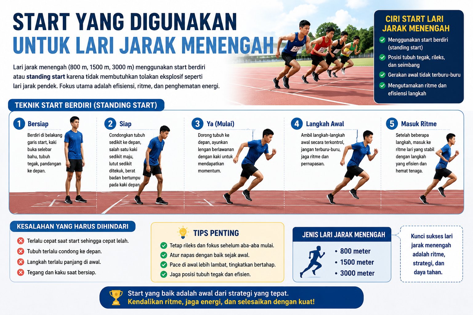 Start Yang Digunakan Untuk Lari